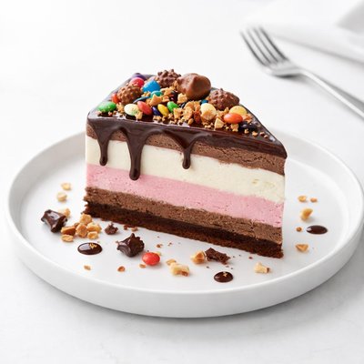 Image of Layered Ice Cream Candy Cake