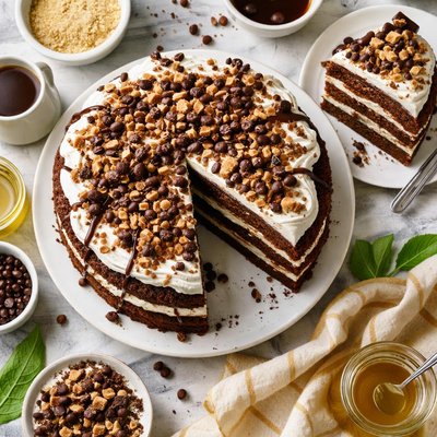 Image of Layered Irish Cream Cake