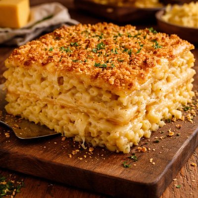 Image of Layered Macaroni and Cheese