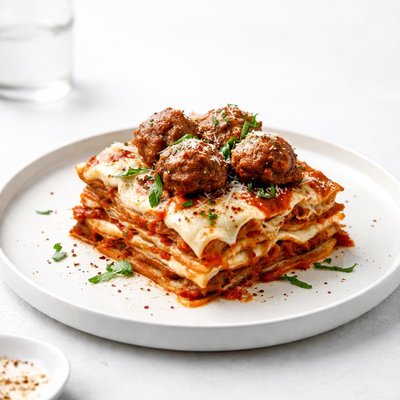Image of Layered Meatball Bake