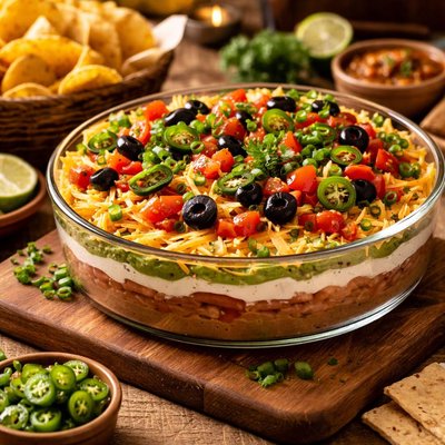 Image of Layered Mexican Dip