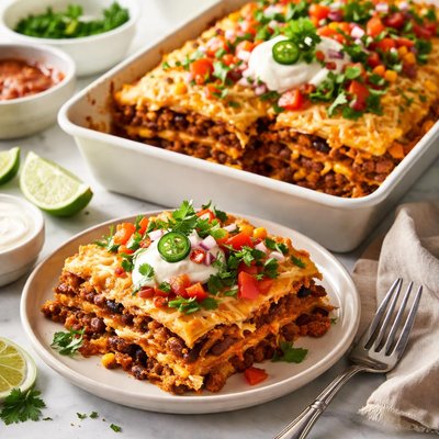 Image of Layered Mexicasserole