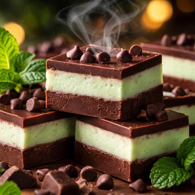 Image of Layered Mint Fudge
