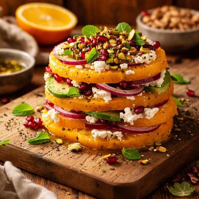 Image of Layered Orange Salad