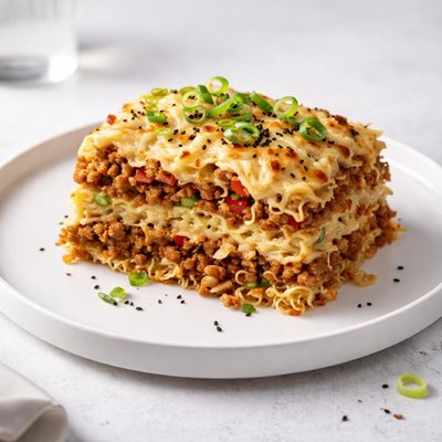 Image of Layered Ramen Casserole