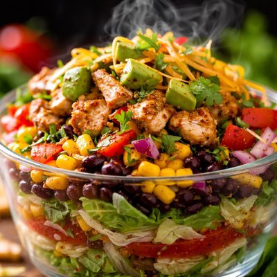 Image of Layered Southwestern Salad