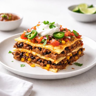 Image of Layered Taco Casserole