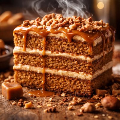 Image of Layered Toffee Cake