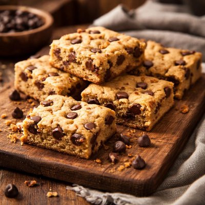 Image of Lazy Chocolate Chip Cookie Bars from Cake Mix
