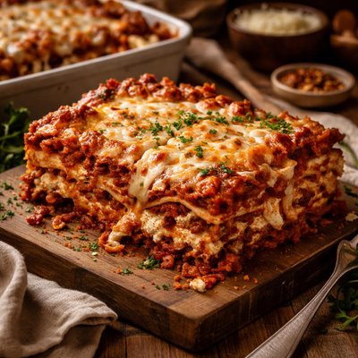 Image of Lazy Day Overnight Lasagna