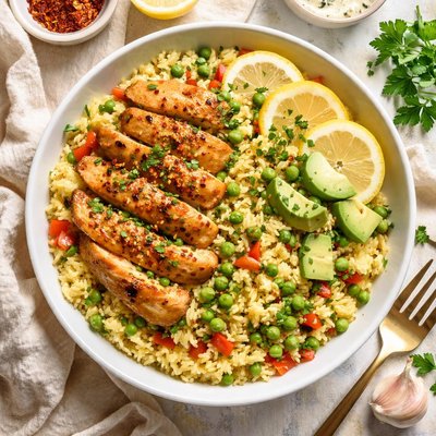 Image of Lazy Lemon Chicken Rice