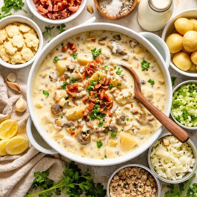 Image of Lazy New England Clam Chowder