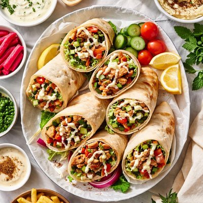 Image of Lebanese Chicken Wrap Sandwich