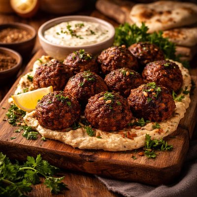 Image of Lebanese Style Spiced Meatballs