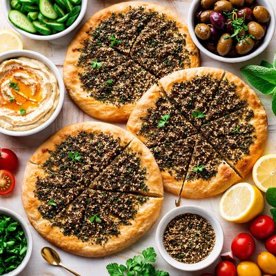 Image of Lebanese Thyme Bread