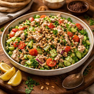 Image of Lebanese Tuna Tahini Salad