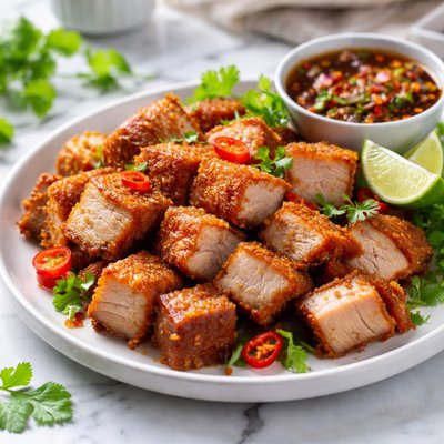 Image of Lechon Kawali Crispy Pan Fried Roasted Pork