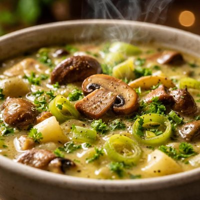 Image of Leek and Mushroom Soup 1979