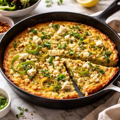 Image of Leek Feta Frittata