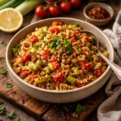 Image of Leek Tomato Quinoa