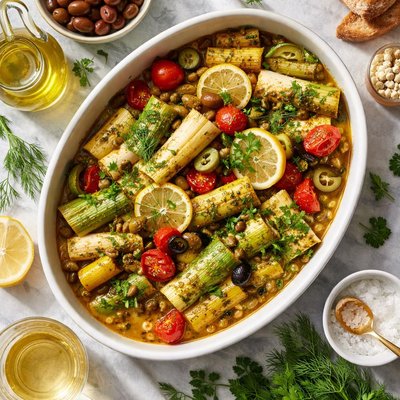 Image of Leeks a La Grecque