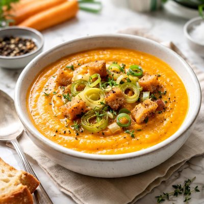 Image of Leeks and Carrot Soup