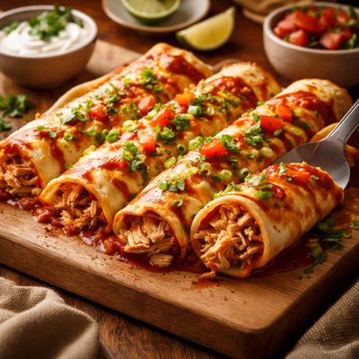 Image of Leftover Chicken Enchiladas