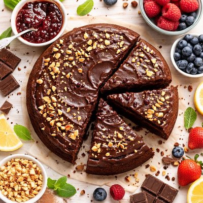 Image of Leftover Chocolate Jam Cake