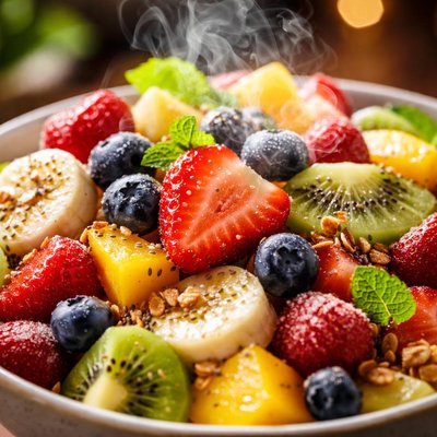 Image of Leftover Fruits Breakfeast Salad