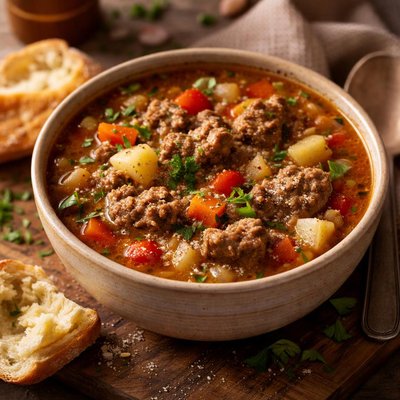 Image of Leftover Meatloaf Soup