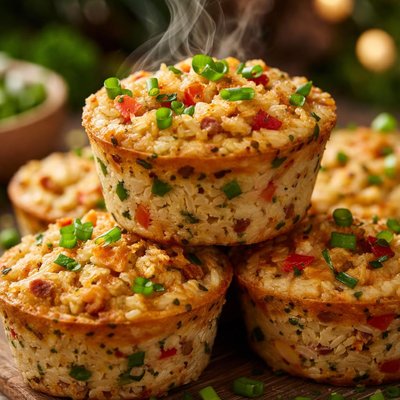 Image of Leftover Rice Muffins