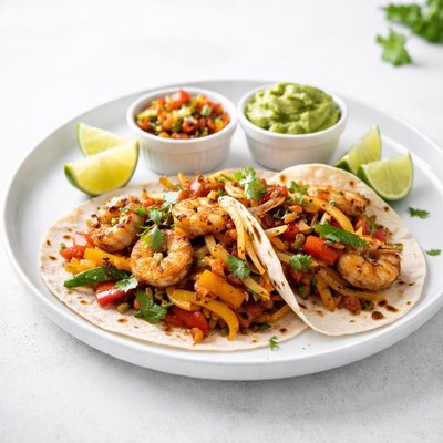 Image of Leftover Shredded Beef or Chicken or Shrimp Fajitas