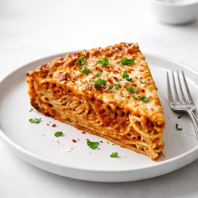 Image of Leftover Spaghetti Pie