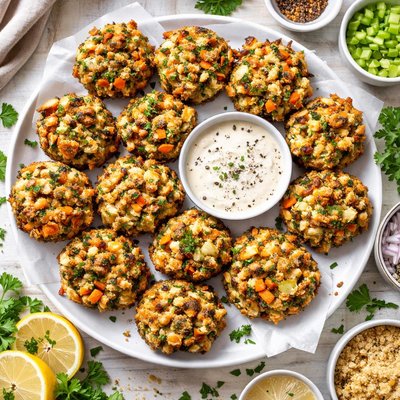 Image of Leftover Stuffing Veggi Bites