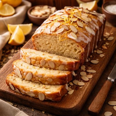 Image of Lemon Almond Tea Bread
