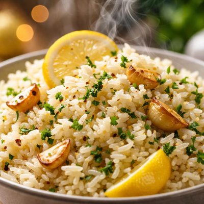 Image of Lemon and Garlic Rice