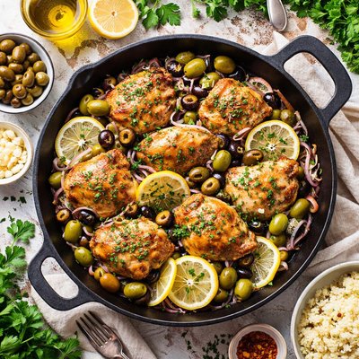 Image of Lemon and Olive Chicken