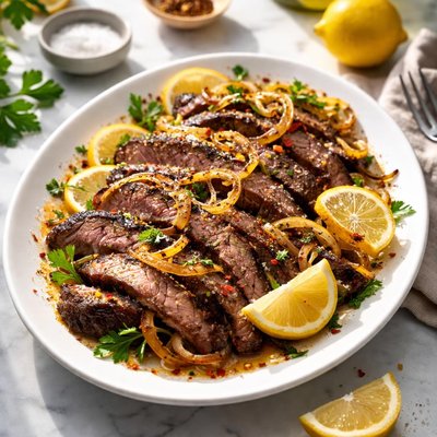 Image of Lemon and Onion Marinated Beef