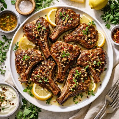 Image of Lemon and Oregano Lamb Loin Chops