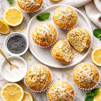 Image of Lemon and Poppy Seed Muffins