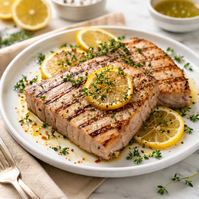 Image of Lemon and Thyme Grilled Tuna