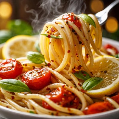 Image of Lemon and Tomato Pasta