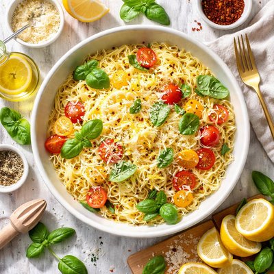Image of Lemon Angel Hair Pasta