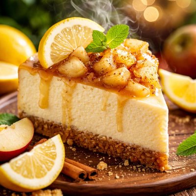 Image of Lemon Apple Cheesecake
