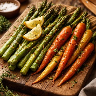Image of Lemon Asparagus and Carrots
