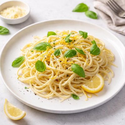 Image of Lemon Basil Mascarpone Pasta