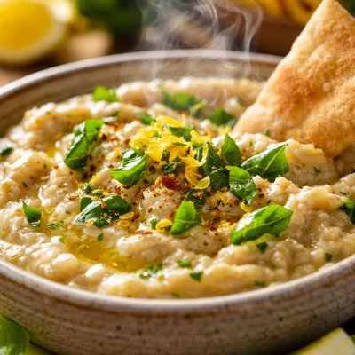 Image of Lemon Basil White Bean Dip