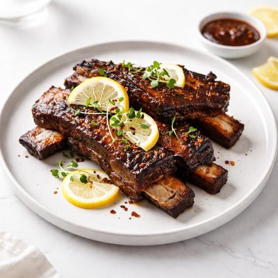 Image of Lemon Bbq Beef Ribs