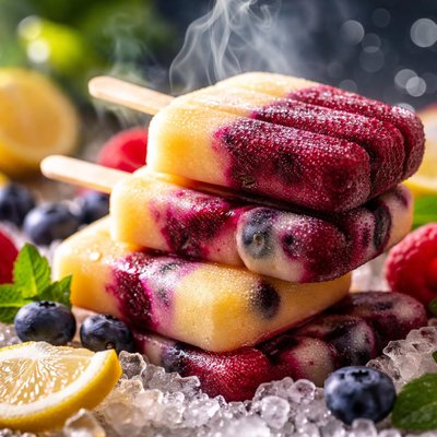 Image of Lemon Berry Freeze Pops