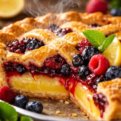 Image of Lemon Berry Pie